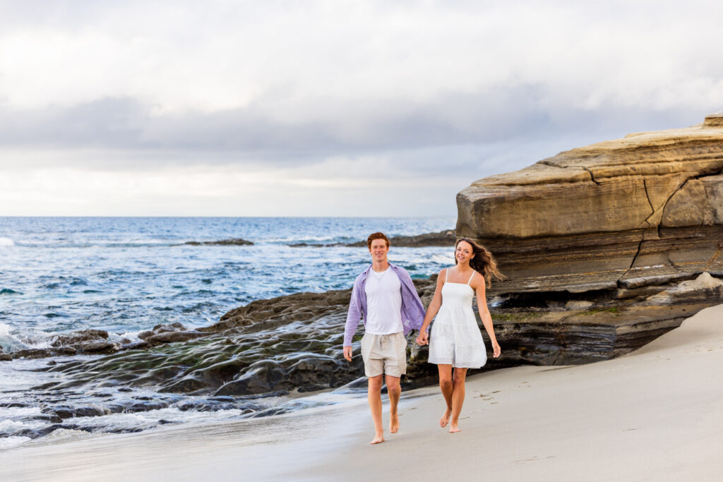 San Diego proposal photographer | DJ + Kate la jolla beach engagement photographer 7